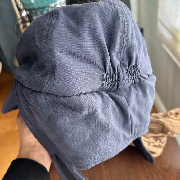 Carhartt Trapper Hat Cap Insulated Nylon Canvas Lined Ear Neck Flap - Picture 5 of 6